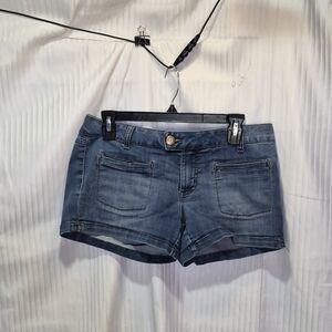 Maurices Light Blue Denim Jean Shorts